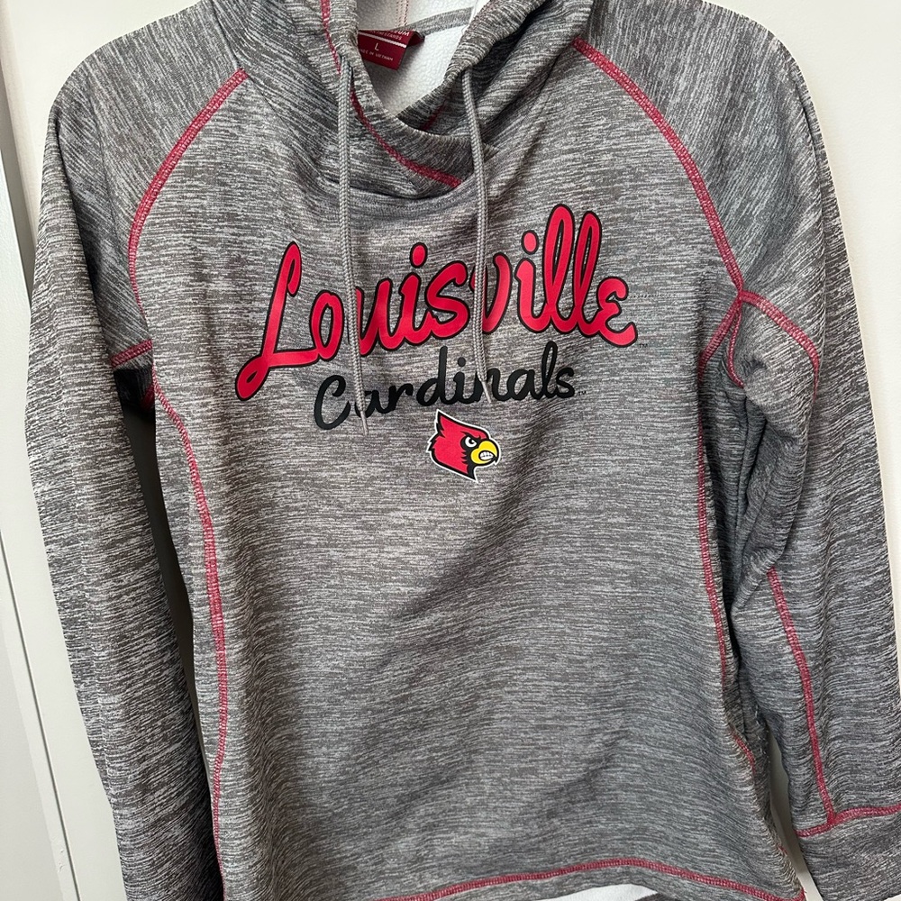 Louisville Cardinals Gray Hoodie